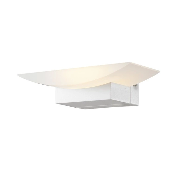 Kinkiet Esma dł. 20cm 6W LED ciepła biel 3000K | biały piaskowany