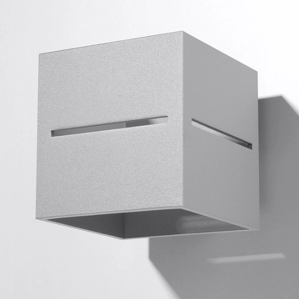 Nowoczesny kinkiet LOBO SL.0205 Szary 1xG9