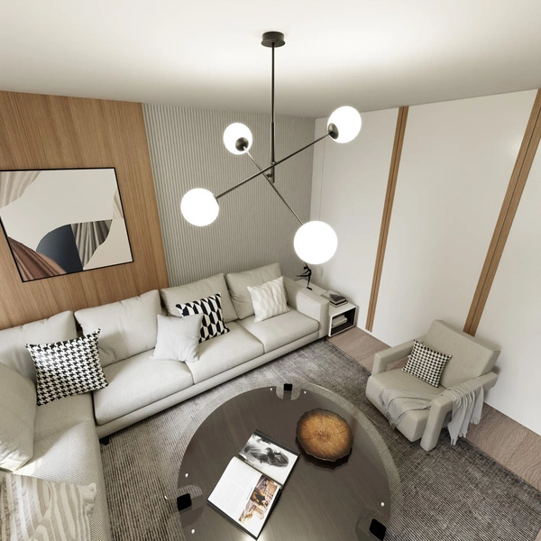 Lampa sufitowa Emibig LINEAR 4 Czarny/OPAL 1169/4