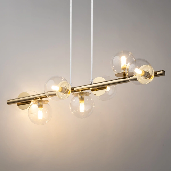 Lampa Sigma AVOLA zwis 7 złoty/transparentny 40800