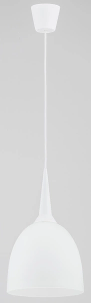 Lampa wisząca ALFA UNI BIAŁA 1xE27 23cm | 60628