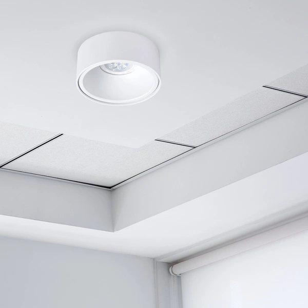 Oprawa podtynkowa sufitowa BALI ROUND WHITE śr. 9,6cm | biały