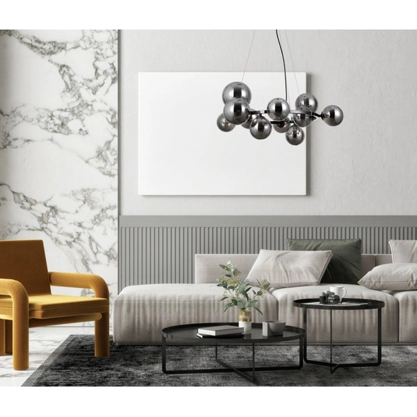 Lampa wisząca Canello śr. 70cm 11xG9 | czarny/chrom