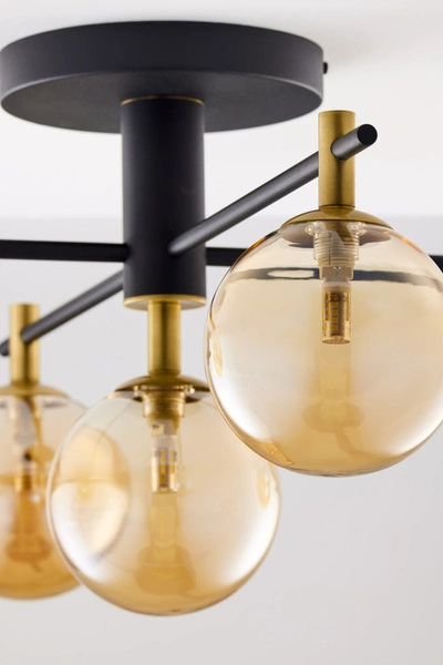 Nowoczesna Lampa sufitowa FIGARO wys. 34cm 5xG9 14W IP20 | Złoty