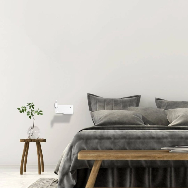 Lampa nocna z półką SHELF WHITE LED 4W+5W+2W ML6343