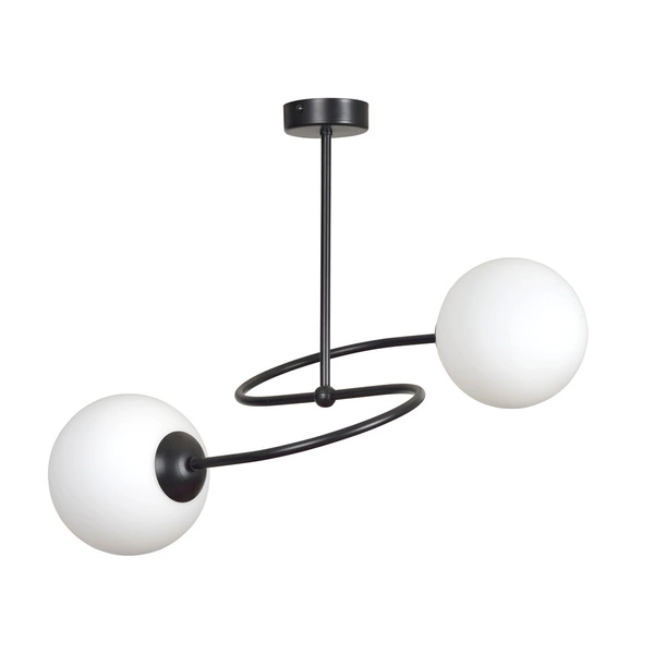 Lampa sufitowa Emibig SELBI 2 Czarny 734/2B