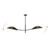 Lampa sufitowa Emibig LOTUS 2 Czarny/GOLD 1106/2