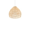 Lampa wisząca BOHO S śr. 30cm E27 | naturalne drewno/biały 11150