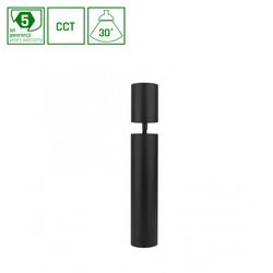 HANGIT MULTIWAY M 11W CCT 230V 30° IP20 74X300BAZA 75X100 CZARNY,REGULOWANA WYSOKOŚĆ, 5 LAT