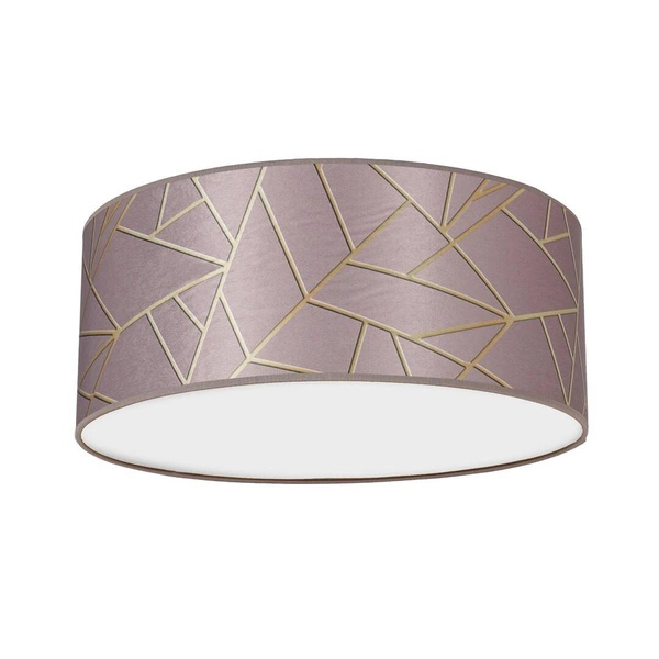 Lampa sufitowa ZIGGY PINK, MLP7585, 40 cm, różowy/złoty, 2x60W E27