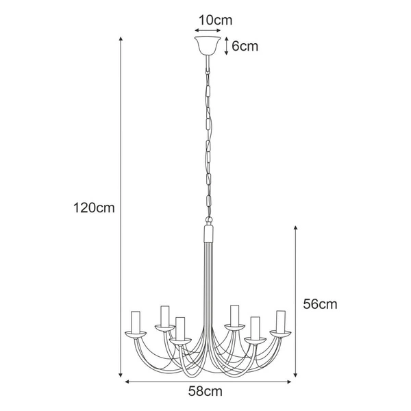 Lampa wisząca K-3520 z serii PERSEO