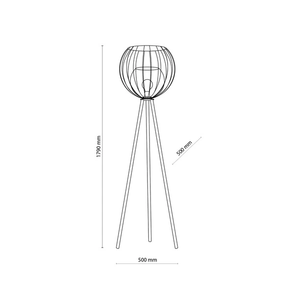 Nowoczesna lampa podłogowa UNIVERSO 5057 5057