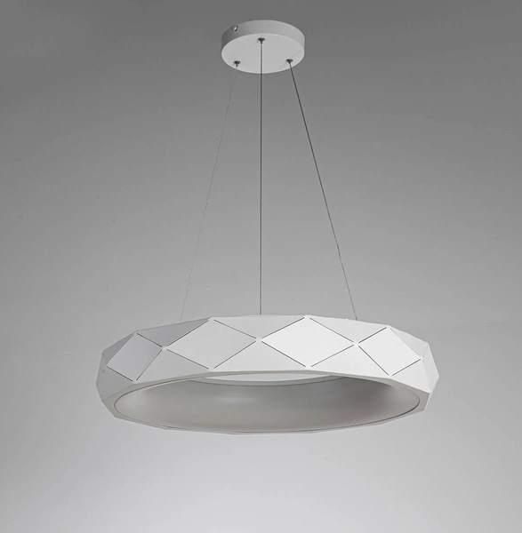 Lampa wisząca REUS, biała, 36W LED, barwa neutralna 4000K