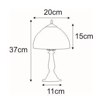 Lampka stołowa / nocna K-G081551 z serii SARGAN