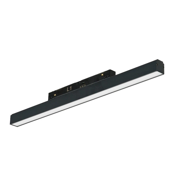 ALFA SAGA TRACK MAGNETIC 2LINE 24W CCT SWITCH DIM BK