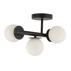 Lampa Sigma AVOLA plafon 3 kulki czarne/białe 40790