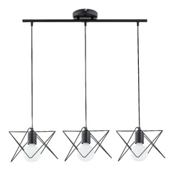 Lampa wisząca ALFA TIMLA CZARNA 3xE27 20cm | 62149