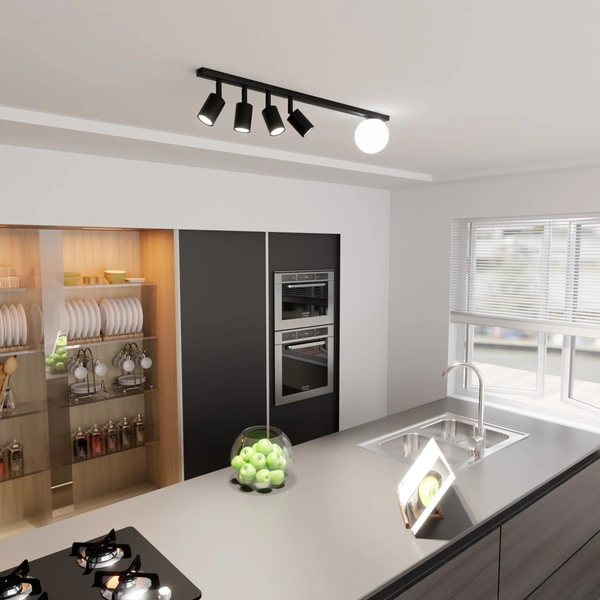 Lampa sufitowa Emibig BASTER 5 Czarny 1314/5