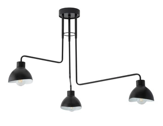 Lampa Sigma HOLI 3 plafon czarny biały 32449