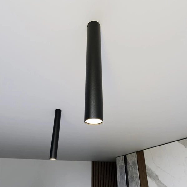 Lampa sufitowa Emibig TECNO 1L Czarny oprawa oświetleniowa 1316/1L