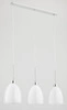 Lampa wisząca ALFA RONDA BIAŁA 3xE27 18cm | 60138