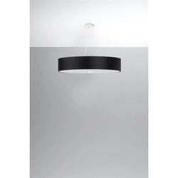 Lampa wisząca SKALA SL.0804, 80cm, czarna, 6x60W E27