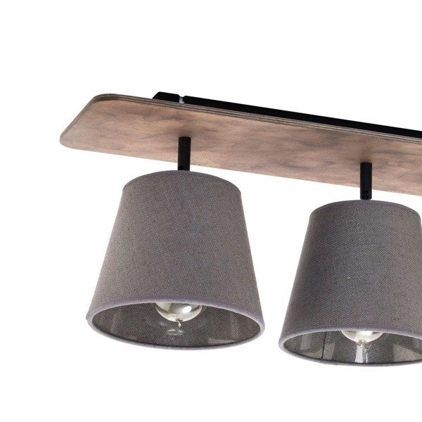 Lampa sufitowa AWINION III drewno nowość 9717