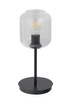 Klasyczna lampa stołowa SHINE E27 60W wys. 36cm | transparentny