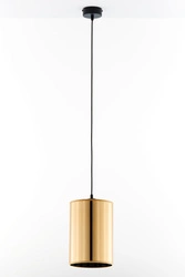 Klasyczna Lampa wisząca CORTINA wys. 100cm 1xE27 15W IP20 | złoty