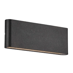 Kinkiet KINVER LED 3000K Biała ciepła Aluminium | Czarny