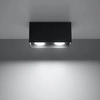 Plafon QUAD MAXI, Aluminium, Czarny, GU10 2X40W, SL.0381