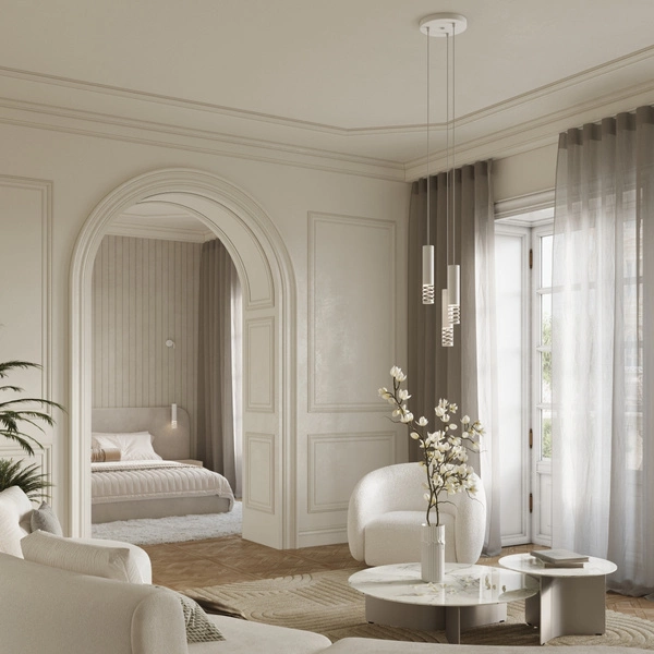 Lampa wisząca LAMI 1 biały