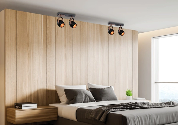 Lampa sufitowa ANICA, 92-81797, czarny/miedziany, 2x40W E14