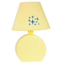Lampka stołowa OFELIA 41-62492 żółta 1x40W E14 do dziecięcego pokoju
