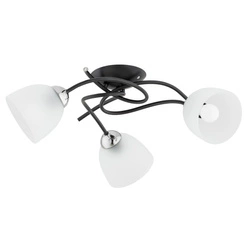 Lampa sufitowa ALFA VERWIL CZARNA 3xE27 56cm | 62384