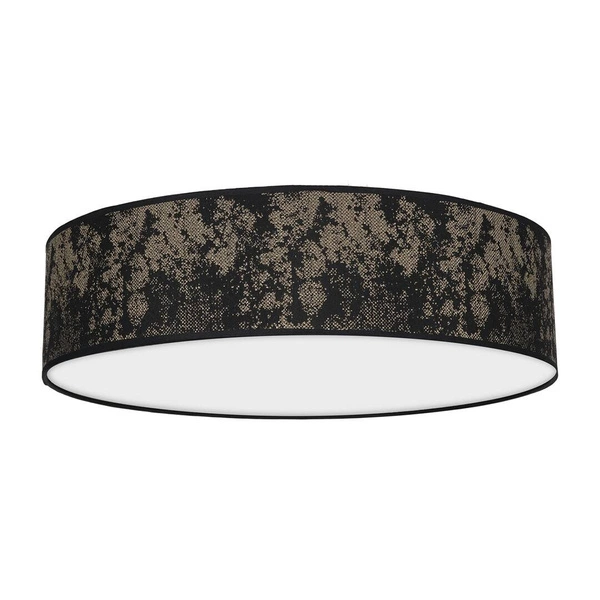 Lampa sufitowa SATINO, Ø50cm, czarny/złoty, 3x60W E27, MLP7318