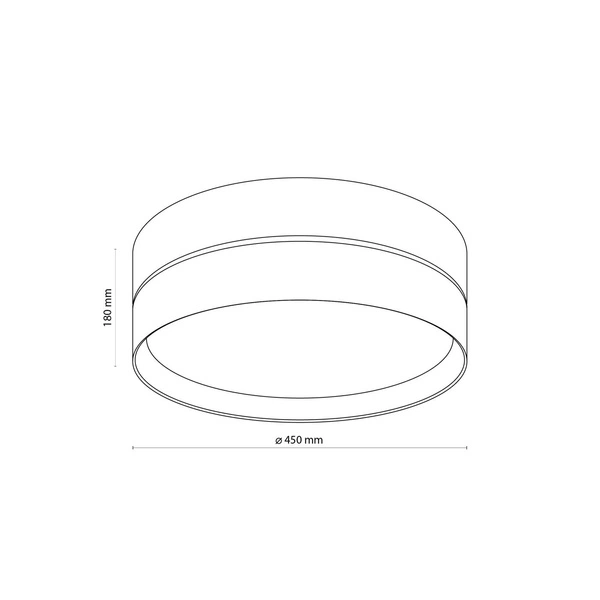 ECO LAMPA SUFITOWA 4 PŁ 450 5775