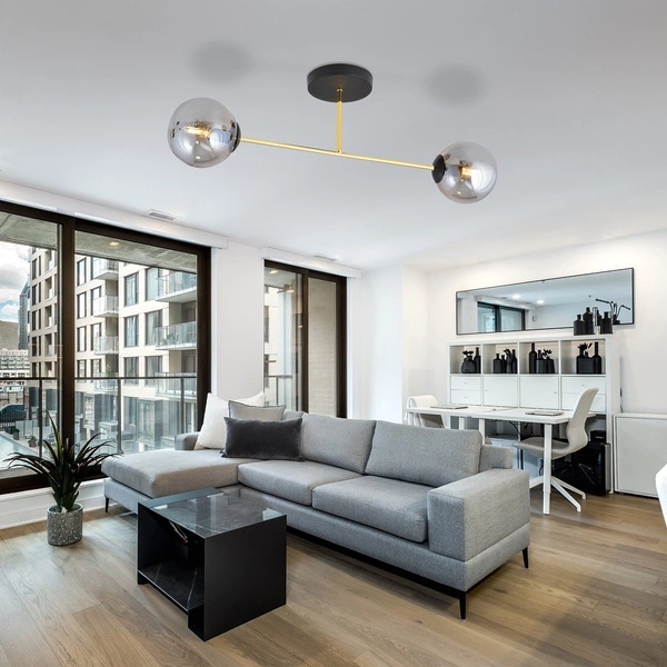 Lampa sufitowa Emibig MAGNUM 2 BL GRAFIT 1269/2