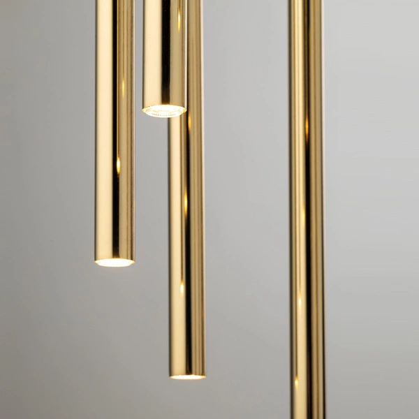 Lampa Sigma SOPEL LUX 7 KOŁO długi czarny/złoty 40750