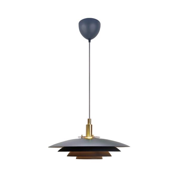 Lampa wisząca BRETAGNE G9 25W Metal | Szary