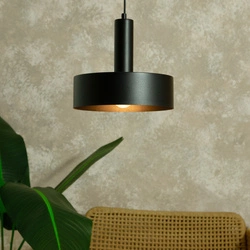 Lampa Sigma VITRUM koło czarny 40811
