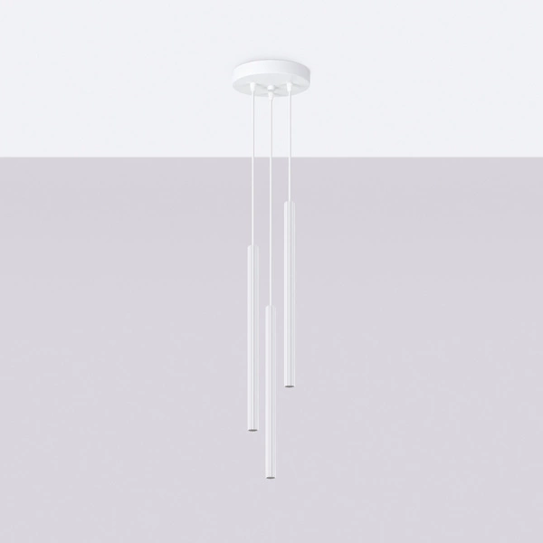 Lampa wisząca ARCHE 3P biała