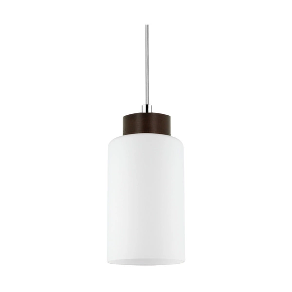 Bosco Lampa Wisząca 3xE27 Max.60W Orzech/Transparentny/Biały 1720576