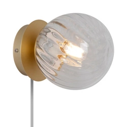 Kinkiet CHISELL E14 25W Metal | Mosiądz