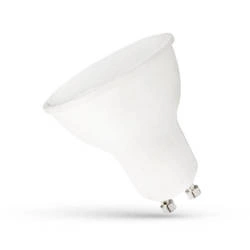 Żarówka mleczna przesłona LED SMD GU10 110° 4000K 7,5W | neutralna