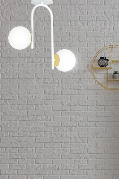 Lampa sufitowa Emibig RAGNAR 2 Biały GOLD 1033/2