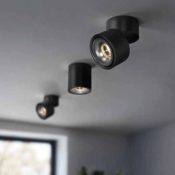 Ruchomy Spot LED EZ-CL06A-12 12W 3000K Czarny