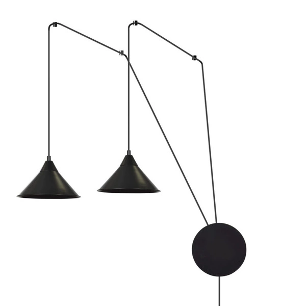Lampa wisząca Emibig ABRAMO 2 Czarny 160/2