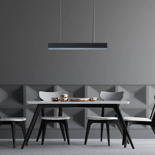 Lampa wisząca Mira M LED CCT Tuya czarna LP-1201/1P M BK Smart