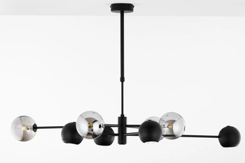 Nowoczesny Żyrandol MOKA wys. 47-69cm 4xG9 4xGU10
14W IP20 | Czarny